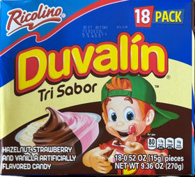 Generic Duvalin hazelnut-vanilla creamy tray offering rich flavor.