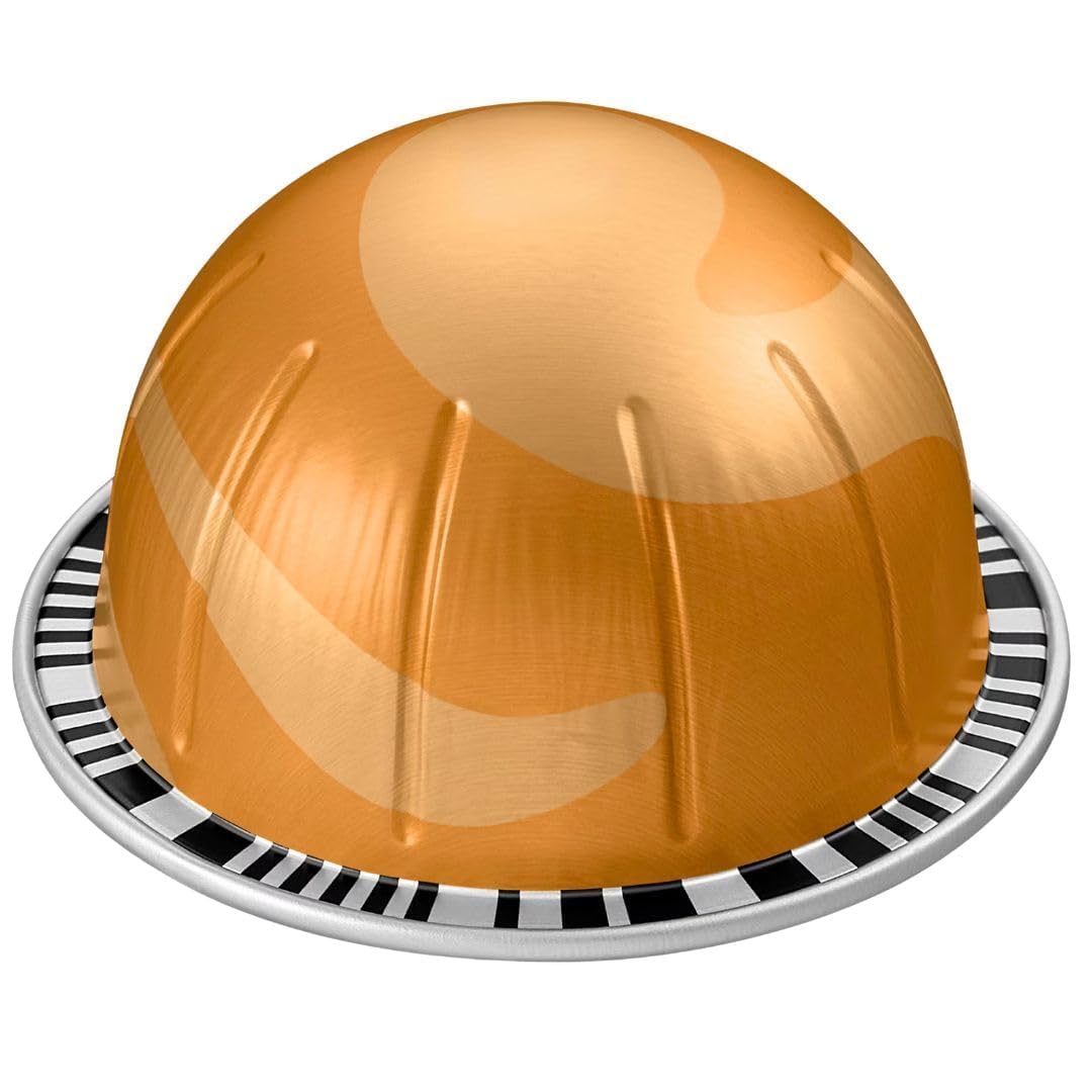 Generic Golden Caramel box front showing 10 capsules for creamy coffee