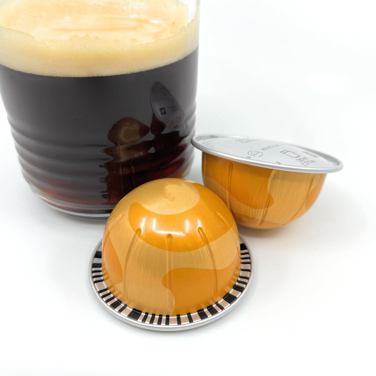 Cup of 230 ml Generic Golden Caramel coffee, inviting and flavorful.