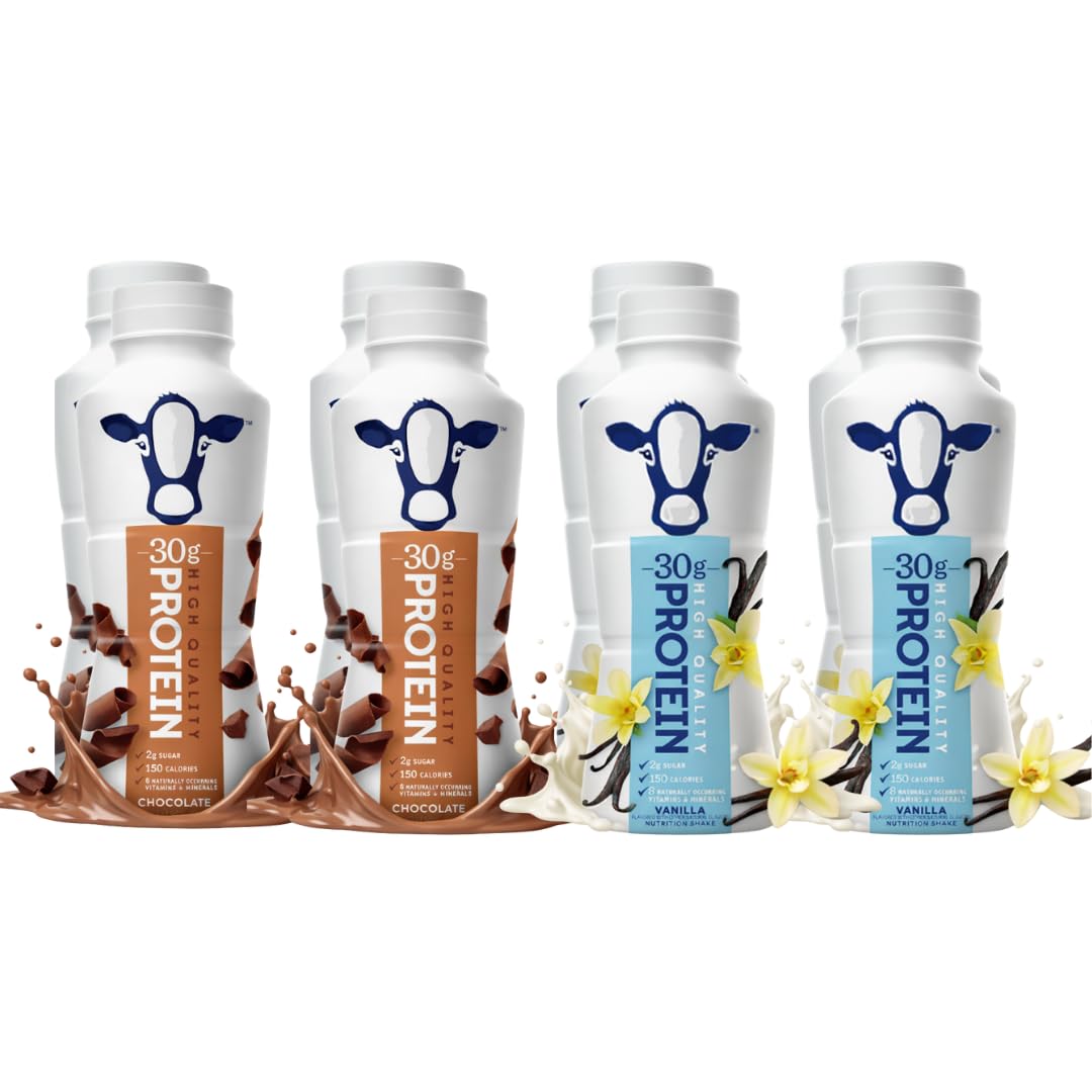 Generic High Protein Shake vanilla bottle highlights creamy flavor for post-workout recovery.