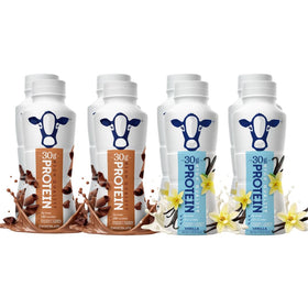 Generic High Protein Shake vanilla bottle highlights creamy flavor for post-workout recovery.