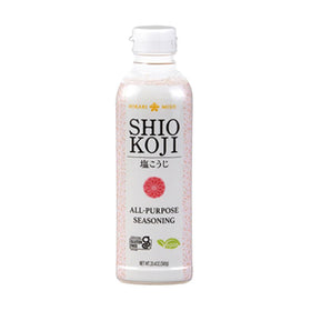 Generic Hikari Shio Koji bottle front view boosts savory umami in dishes.