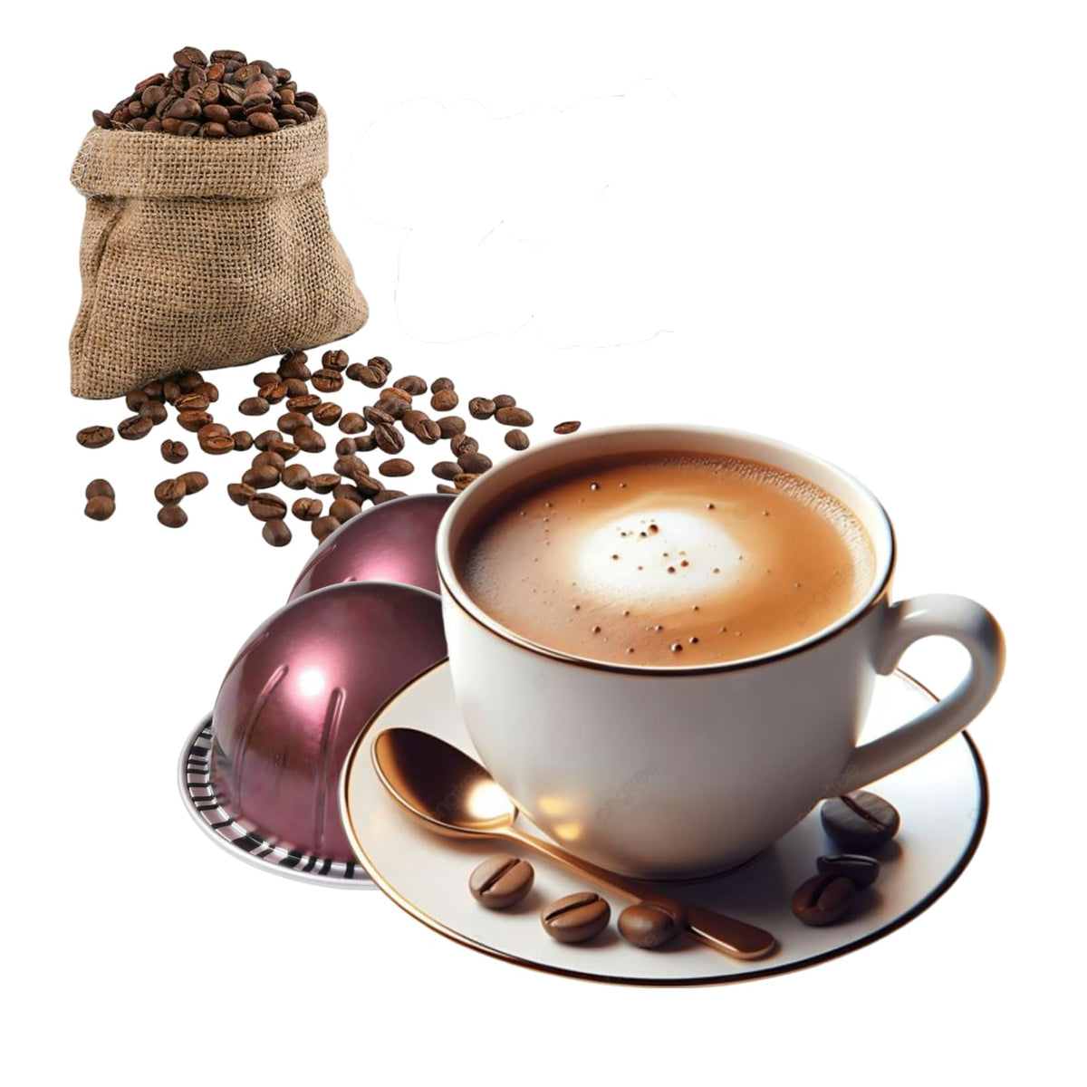 Generic Home Cafe Premium coffee capsule with crema, ideal for a quick, barista-style espresso at home.