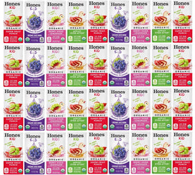 Generic Honest Kid Organic Juice Variety Pack in a box, ideal for lunchboxes.
