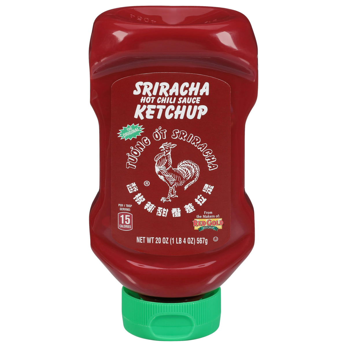 Generic H.uy Fong Sriracha Style Ketchup bottle, bold and versatile for marinades and dipping.