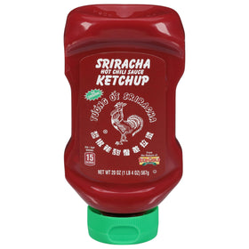 Generic H.uy Fong Sriracha Style Ketchup bottle, bold and versatile for marinades and dipping.