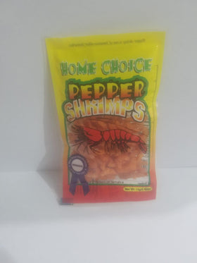 Generic Jamaican Peppered Shimps ingredients display with Caribbean flavors