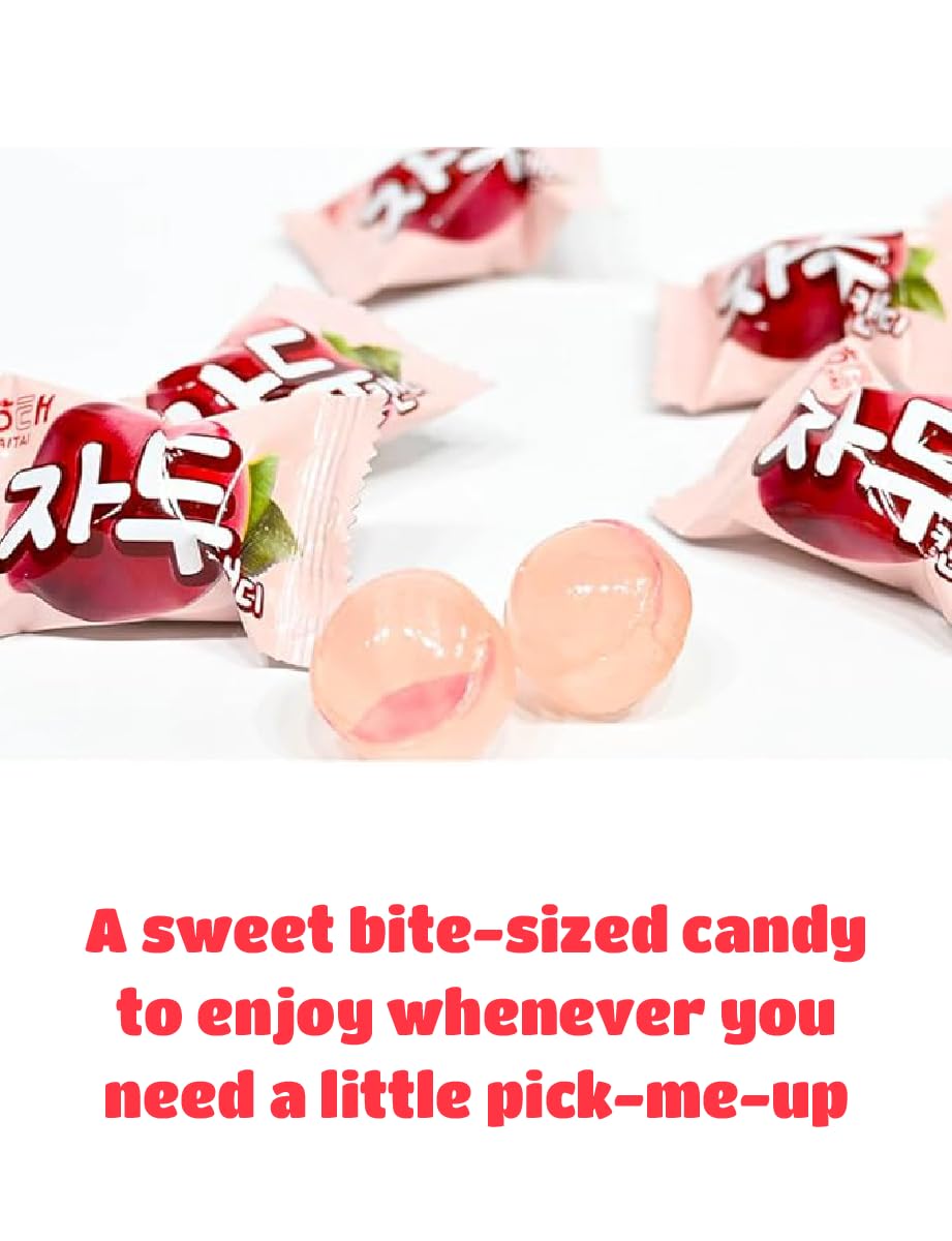 Generic K-Candy plum candy front-pack shot highlighting flavor