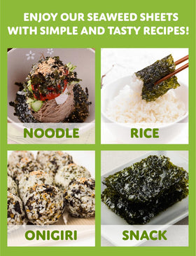 Generic keto vegan gluten-free seaweed snack for diverse diets