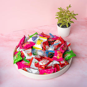 Generic Korean fruit candy pomegranate flavor piece offers bold tangy notes for celebrations