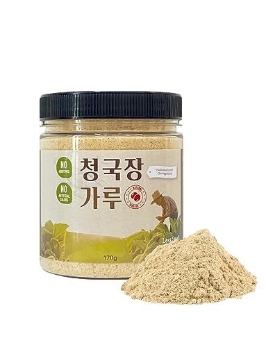 Generic Korean Fermented Soybean Powder jar front showing compact packaging for everyday use