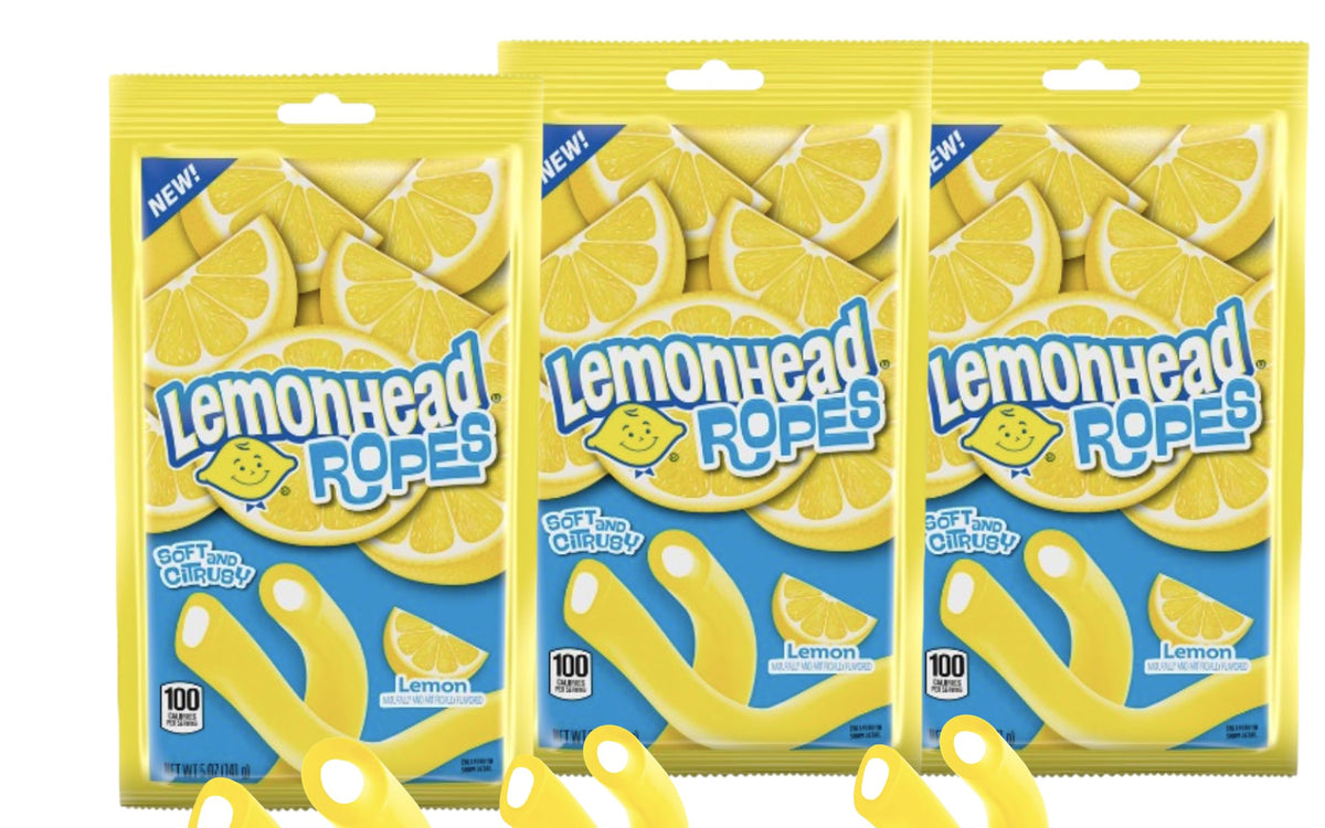 Generic Lemon Ropes 3oz pack front view, ideal for sharing.