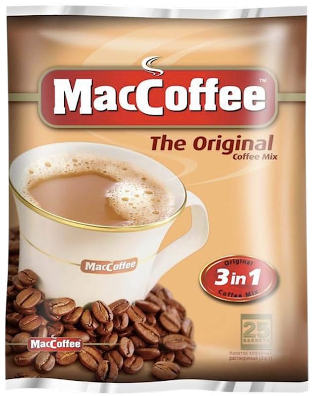 Generic MacCoffee 3-in-1 Original instant coffee pack for quick, creamy mornings.