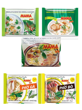 Generic Mama Instant Noodles seasoning-packet adds bold flavor quickly