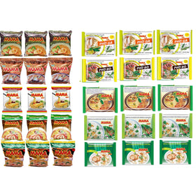 Generic Mama Oriental Style instant noodles flavor mix bundle for quick meals