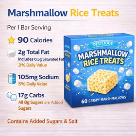 Generic Marshmallow Rice Crispy Treats bulk pack helps hosts prep for multiple occasions