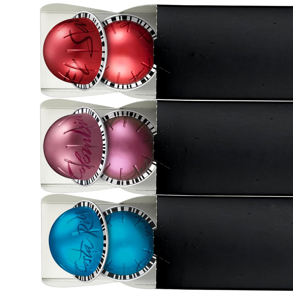 Generic Master Origin coffee pods show three origins for a varied morning ritual.