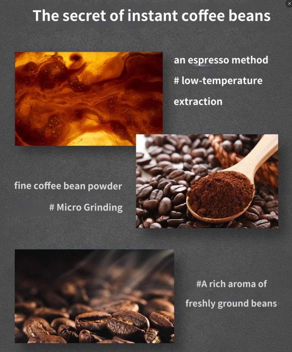 Generic Maxim Kanu mini mild Americano stick poured into mug with steam