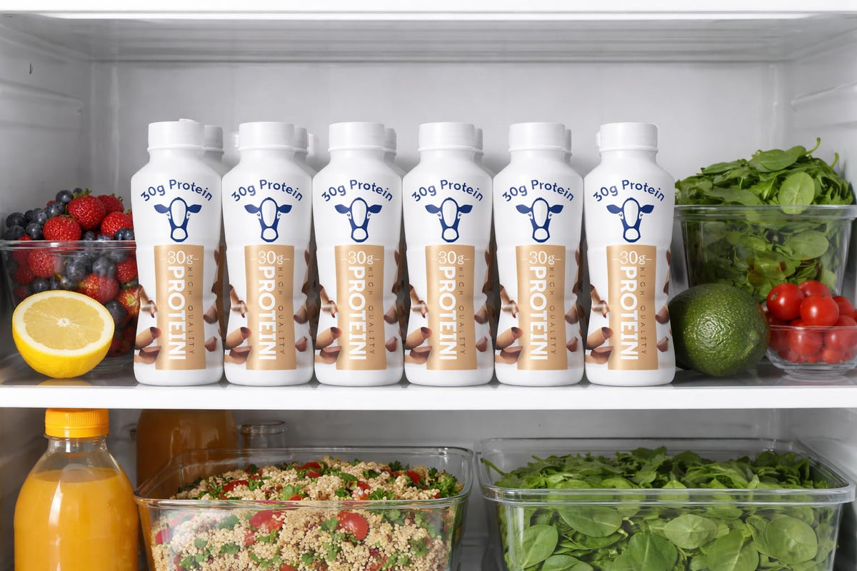 Generic Meal replacement chocolate shake bottle highlighting convenient nutrition