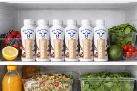 Generic Meal replacement chocolate shake bottle highlighting convenient nutrition