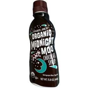 Generic Midnight Moo syrup bottle for rich chocolate topping.