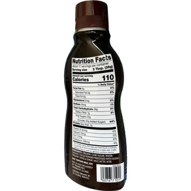 Generic Midnight Moo syrup USDA Organic label close-up.