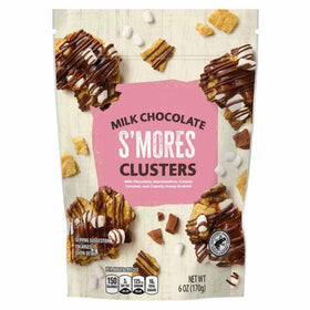 Generic Milk Chocolate S'mores Clusters bag front for on-the-go snacking.