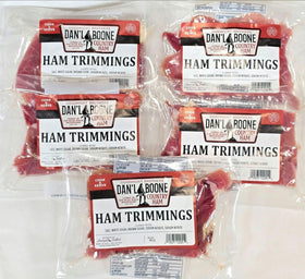 Generic North Carolina Mountain Ham Trimmings slices ideal for quick breakfasts on toast.