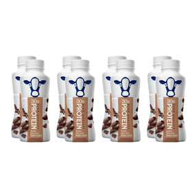 Generic Nutrition Plan Chocolate shake tub for convenient protein on the go.