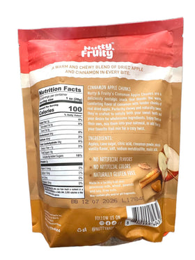 Generic Nutty Fruity Cinnamon Apple Chunk closeup highlights cinnamon-scented apple chunks for topping