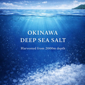 Generic Okinawa Sea Salt mineral-rich texture enhances umami without overpowering ingredients