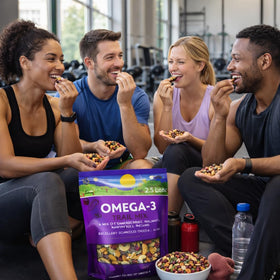 Generic Omega3 Trail Mix is Kosher-certified for flexible dietary options.
