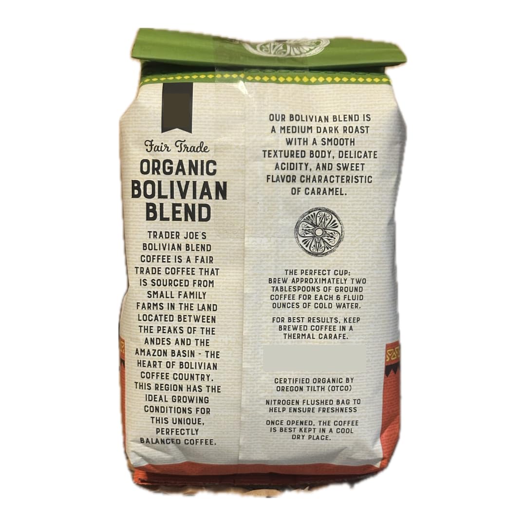 Generic Organic Fair Trade Bolivian Blend brew image showing rich aroma and caramel sweetness.
