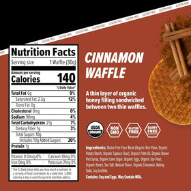 Generic Organic Honey Waffle Stroopwafels honey flavor close-up highlighting natural energy