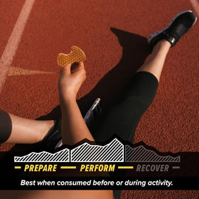 Generic Organic Honey Waffle Stroopwafels on-the-go scene for quick energy between sets