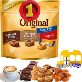 Generic Original Sugar Free Chocolate Candies offering a convenient low-sugar indulgence for on-the-go.