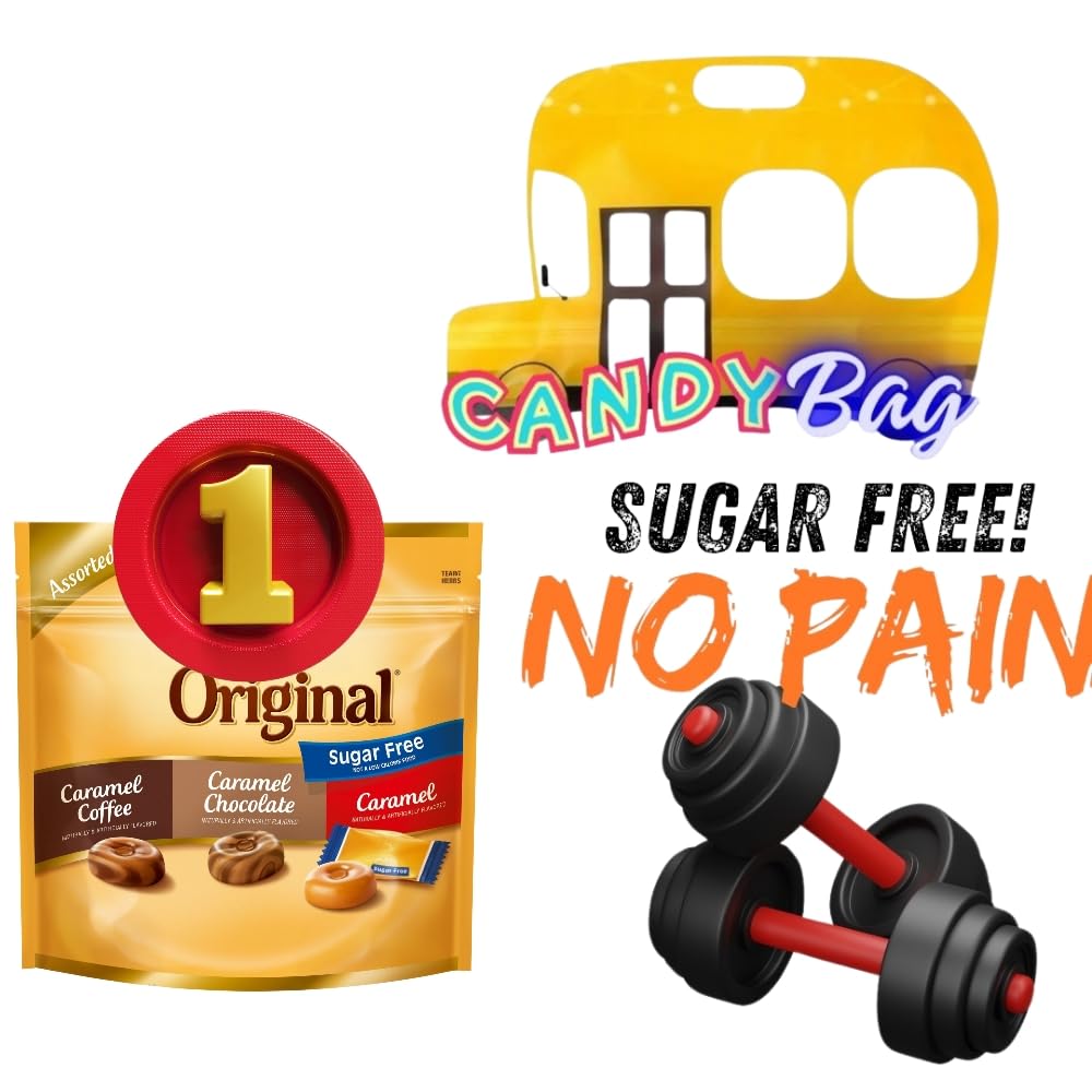 Generic Original Sugar Free Unique Caramel Candies deliver creamy texture with reduced sugar.
