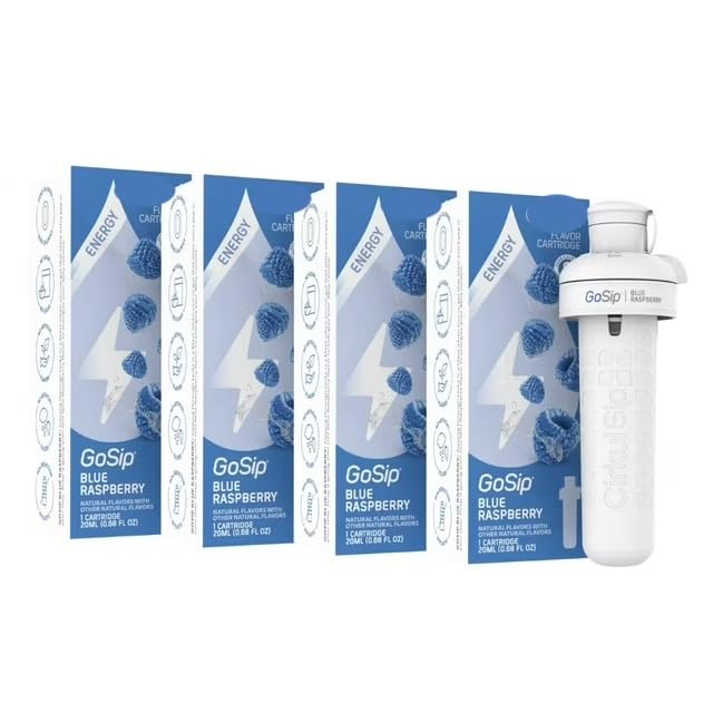 Generic blue raspberry flavor cartridge with caffeine: energizing flavor without sugar