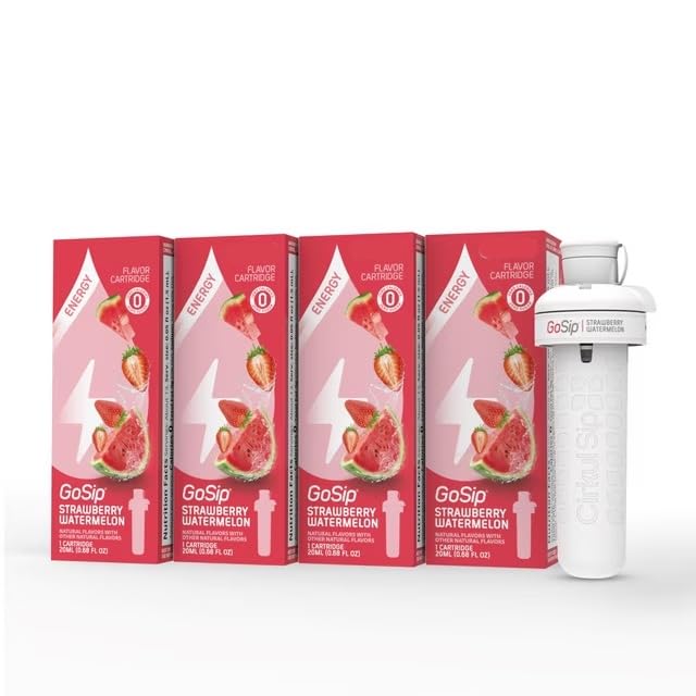 Generic pack of 4 strawberry watermelon cartridges; zero calories, no sugar.