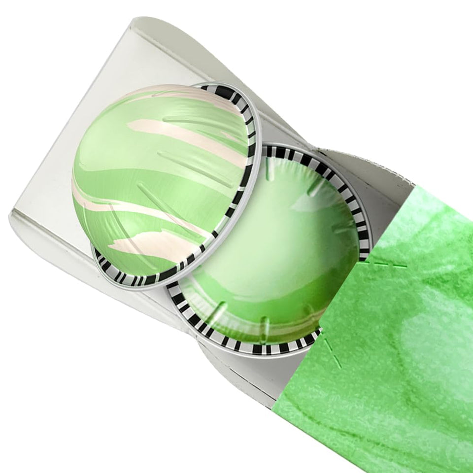 Generic Pistachio Vanilla Double Espresso capsules in sleeve for a quick, flavor-forward caffeine boost
