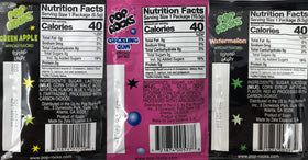 Generic Pop Rocks round popping candies offer a vibrant crunchy experience