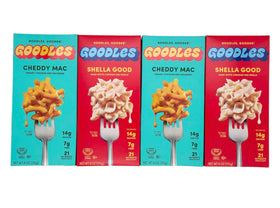 Privé Goodles Shella Good box ready to heat for a kid-friendly meal.
