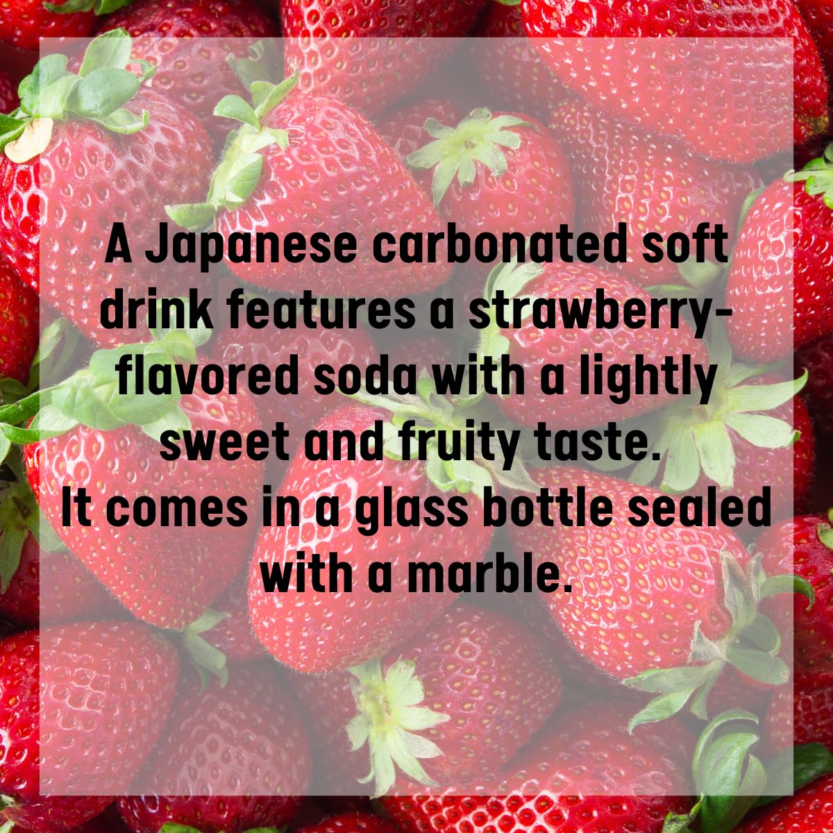 Generic Ramune strawberry six-pack on display, convenient for sharing at gatherings.
