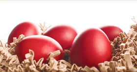 Generic Red Egg Dye liquid mix with smooth consistency for even coloring