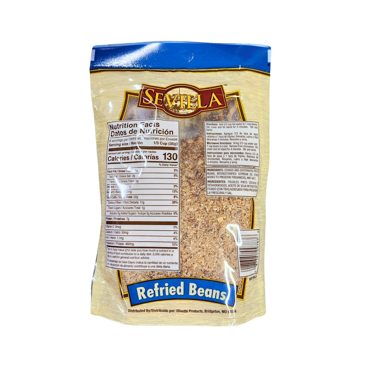 Generic Redfried Beans cooking steps image shows fast prep