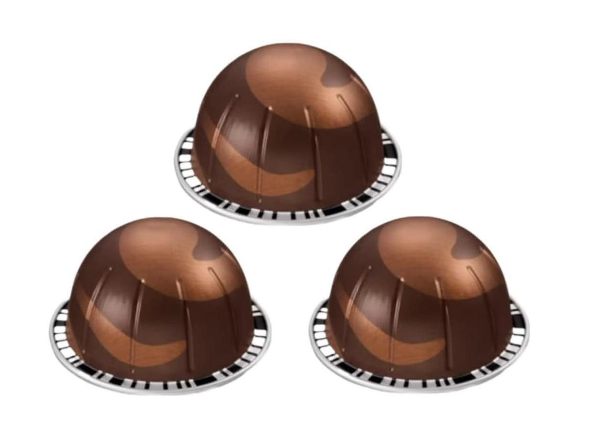 Generic Rich Chocolate coffee pods in a box for quick morning caffeine