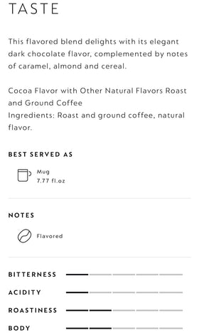 Generic Rich Chocolate espresso pods deliver balanced flavor in every cup