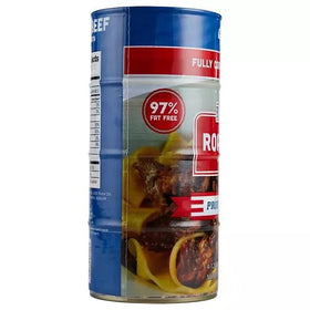 Generic roast beef in beef broth can 12oz 4-pack ready to eat, ideal for weeknight dinners