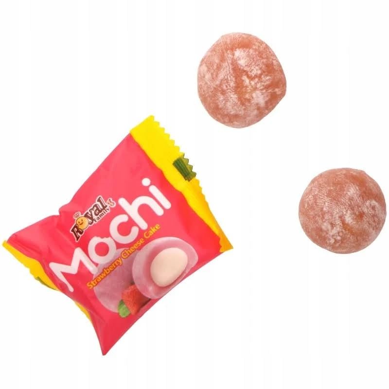 Generic Royal Family Mochi serving idea on plate, illustrating a convenient snack option.