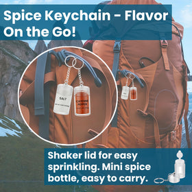 Generic salt label stickers pack for quick spice id